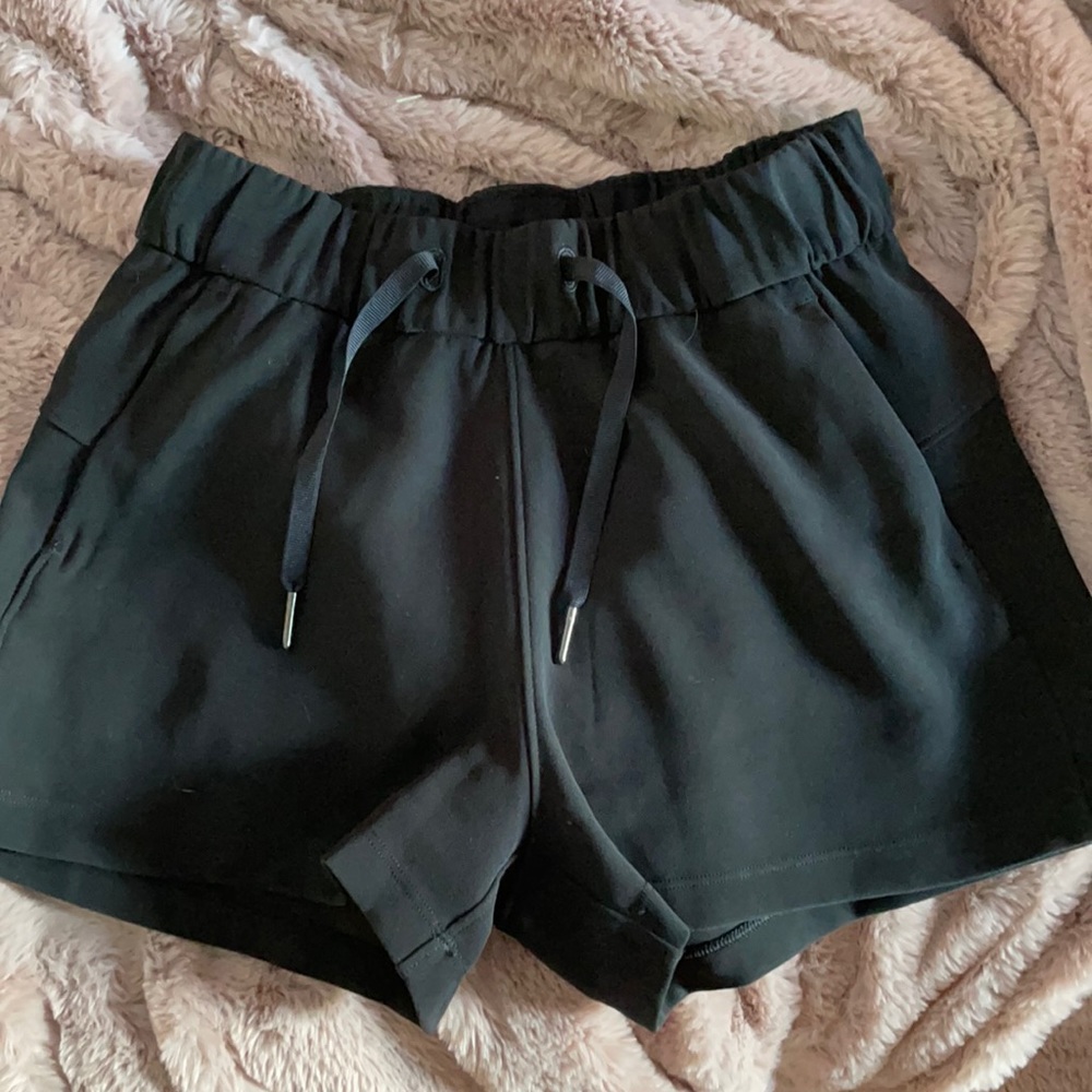 Black lululemon shorts